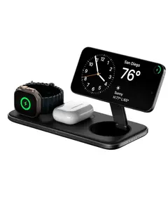 პორტატული დამტენი SATECHI Qi2 Trio Wireless Charging Pad - with Type A,C,G plugs - Primestore.ge