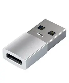 ადაპტერი SATECHI Type-A to Type-C Adapter -Silver - Primestore.ge