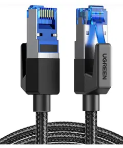 ქსელი კაბელი UGREEN NW153 (80432), CAT8 Patch Cord LAN Cable, 3m, Black - Primestore.ge
