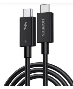 ვიდეო კაბელი UGREEN L703 (45996), 240W, Type-C Thunderbolt 5 Cable, 1m, Black - Primestore.ge