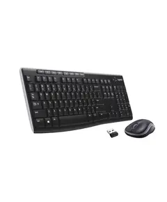 კლავიატურა და მაუსი LOGITECH MK270 Wireless Combo - BLACK - US INT'L - EER - Primestore.ge