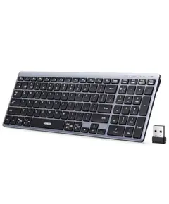 Keyboard UGREEN K552 (75163), Wireless, Bluetooth, USB, Keyboard, Grey