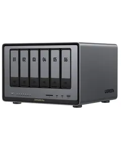 შენახვის სისტემა UGREEN NASync DXP6800Pro (25899B), Intel i5 1235U, 8GB, RJ45, USB, Type-C, HDMI, Space Gray - Primestore.ge