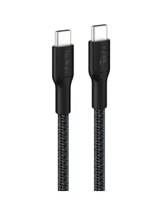 კაბელი Belkin USB C 3M 240W Brained Cable Black - Primestore.ge