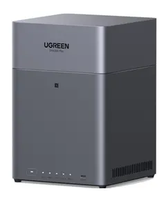 შენახვის სისტემა UGREEN NASync DH4300 Plus (85660), Rockchip A76+A55, 8GB, Diskless, RJ45, USB, Type-C, HDMI, Space Gray - Primestore.ge