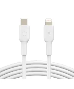 Cable BELKIN Lightning to USB-C Cable PVC, 1M, White