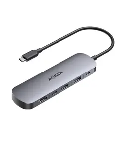Anker Nano USB-C Hub (7-in-1, 4K HDMI) - Gray