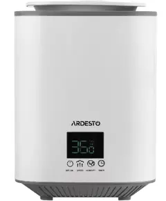 ჰაერის დამატენიანებელი ARDESTO Air humidifier ultrasonic, 25m2, 3.1l, 250ml/h, electric. steering, upper water bay, display, white - Primestore.ge