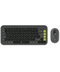 კლავიატურა და მაუსი Logitech Pop Icon Combo L920-013140 Graphite - Primestore.ge