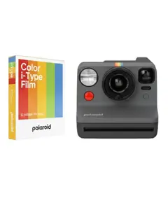 Polaroid Now Generation 3 Bundle Color Film (8 Photos) Black