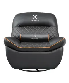 სათამაშო სავარძელი Vertex Throne Gaming Sofa Orange/PVC - Primestore.ge