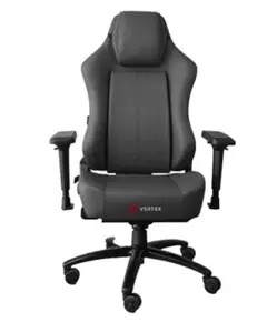 სათამაშო სავარძელი Vertex Imperion Gaming Chair Black Leather - Primestore.ge
