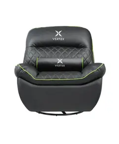 სათამაშო სავარძელი Vertex Throne Gaming Sofa Green/PVC - Primestore.ge
