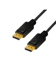 კაბელი Logilink CV0139 8K/60Hz DisplayPort Cable Black 5m - Primestore.ge