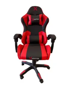 სათამაშო სავარძელი Vertex Noho Gaming Chair Black/Red PVC - Primestore.ge