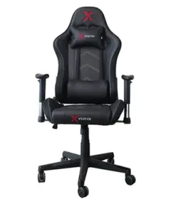 სათამაშო სავარძელი Vertex Illidan Gaming Chair RGB Black PU - Primestore.ge