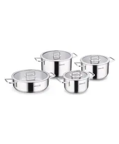 ქვაბების ნაკრები Korkmaz A2931 Stella 8 pcs Cookware Set - Primestore.ge