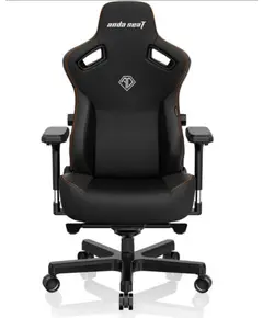 სათამაშო სავარძელი AndaSeat Chair Kaiser 3, PVC leather, 4D-Armrests, black - Primestore.ge