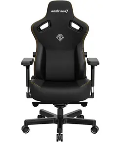 სათამაშო სავარძელი AndaSeat Chair Kaiser 3 XL, PVC leather, 4D-Armrests, black - Primestore.ge