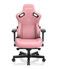 სათამაშო სავარძელი AndaSeat Chair Kaiser 3, PVC leather, 4D-Armrests, pink - Primestore.ge