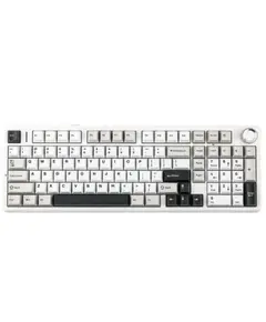 კლავიატურა AULA F99 PRO Tri-Mode RGB Mechanical Keyboard Grey/White/Dark Grey (Star Vector Switch) - Primestore.ge