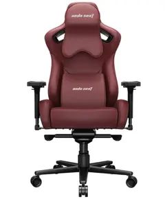 სათამაშო სავარძელი AndaSeat Chair Kaiser 2 Pro XL, PVC leather, 4D-Armrests, maroon - Primestore.ge