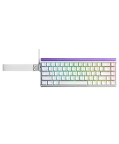 კლავიატურა AULA HERO68 RGB Gaming Keyboard White (Meteor Magnetic Switch) - Primestore.ge