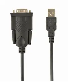 კაბელი Gembird UAS-DB9M-02 USB to DB9M serial port converter cable 1.5m Black - Primestore.ge