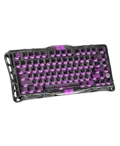 კლავიატურა GravaStar Mercury V75 Lite 75keys, Blackcore, USB-A, Transparent Black - Primestore.ge
