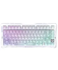 კლავიატურა GravaStar Mercury K1 Lite 80keys, GravaStar x BSUN Grey, BT/WL/USB, RGB, Crystal Aurora - Primestore.ge