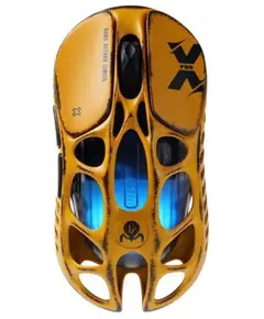მაუსი GravaStar Mercury X Pro, 8K, BT/WL/USB-A, RGB, Battle-Worn Yellow - Primestore.ge