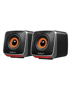 დინამიკი AULA A200 2.0 Multi-Colour Gaming Speaker 6W Black - Primestore.ge