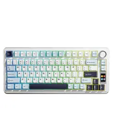 კლავიატურა AULA S75 PRO RGB Mechanical Keyboard Light Blue/White/Black-Purple (Seiya Switch) - Primestore.ge