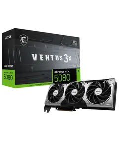 Video card MSI Graphic Card GeForce RTX 5080 16GB GDDR7 VENTUS 3X OC
