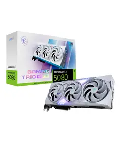 Video card MSI Graphic card GeForce RTX 5080 16GB GDDR7 GAMING TRIO OC WHITE