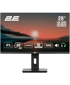 მონიტორი 2E 28" L2825B 2xHDMI, DP, IPS, 84%NTSC, 3840x2160, FreeSync - Primestore.ge