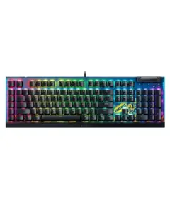 Razer BlackWidow V4 X Mechanical Keyboard, 110 key, Yellow Switch, USB-A, EN, RGB, Fortnite Edition.