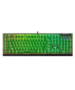 კლავიატურა Razer Keyboard mechanical BlackWidow V4 X, 110key, Green Switch, USB-A, EN, RGB, Minecraft Ed. - Primestore.ge