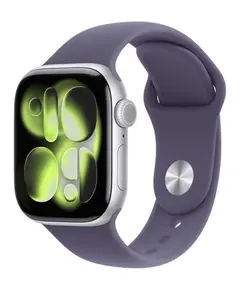სმარტ საათი Apple Watch Series 11 GPS 42mm Silver Aluminium Case With Purple Fog Sport Band MEU74 M/L - Primestore.ge