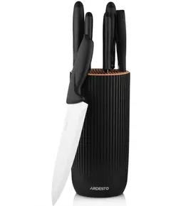 დანების ნაკრები ARDESTO Gemini, 7pcs, stainless steel, plastic, black 767637177948 - Primestore.ge