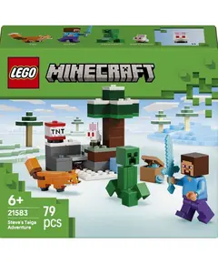 ლეგო LEGO Constructor Steve's Taiga Adventure V29 - Primestore.ge