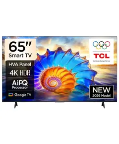 ტელევიზორი TCL 65V6D Google TV  4K  HDR10 WiFi5 BT5.2 Dolby Audio 10W 200X200 - Primestore.ge