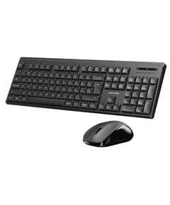 კლავიატურა და მაუსი Vention KTZB0-EN Wireless Full-Sized Silent Keyboard and Mouse EN layout Black - Primestore.ge