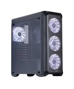 ქეისი Zalman Computer case I3, MidT, 2*USB2.0,1*USB3.0, 4*120mm White LED  - Primestore.ge