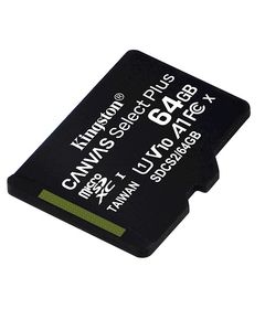 SD ბარათი Kingston 64GB microSDXC C10 UHS-I R100MB/s  - Primestore.ge