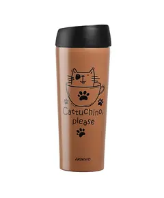 თერმოსი Ardesto Travel mug Coffee time Cat 450 ml  - Primestore.ge
