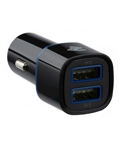 Primestore.ge - მანქანის USB დამტენი 2E ACR01 Dual USB Car Charger 2.4A&2.4A, Black