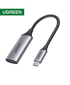 USB ადაპტერი UGREEN 70444 USB Type C to HDMI 2.0 4K@60 Hz Thunderbolt 3 Convertor for MacBook / PC gray  - Primestore.ge