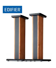 დინამიკების სადგამი Edifier SS02 Wood Grain Speaker Stands for S1000DB / S2000PRO/ S1000MKII Hollowed Stands for Optional Sand Filling Tuning - Pair - Primestore.ge