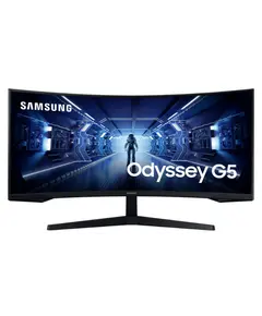 მონიტორი SAMSUNG ODYSSEY G5 CURVED (LC34G55TWWIXCI) BLACK  - Primestore.ge